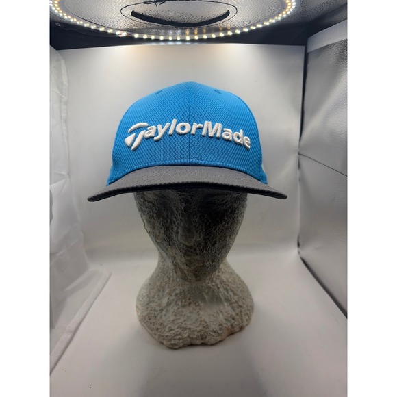 TaylorMade Other - TaylorMade New Era 9FIFTY Snapback Golf Hat Blue Grey M1 PSi Diamond Mesh Cap